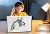 MuchoWow® Laptop Aufkleber Sticker Cover Pferd - Weiß - Produktbild-Vorschau 3