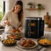 Friggitrice ad aria Alpina a 2 vani  - Airfryer 11 L - 2 Anteprima dell’immagine prodotto 9