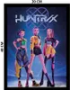 Three animated female characters in futuristic outfits stand against a dark, starry background with a large abstract logo above them. Voir les images du produit