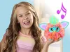 A young girl is smiling and holding a colorful toy. Anteprima dell’immagine prodotto