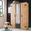 Kleiderschrank Cork Plankeneiche graphit industrial 135 cm Produktbild-Vorschau 1