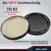 WELLGRO 100x Einmachdeckel TO82 - schwarz - Produktbild-Vorschau 3