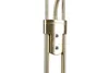 A close-up shot of the adjustable joint mechanism on a brass-colored floor lamp. Anteprima dell’immagine prodotto