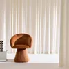 sweeek - Drehsessel 180° mit Baumwollbezug - Terracotta Produktbild-Vorschau 4