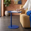 Beistelltisch 'Nastätten' Metall 50 x 50 x 38 cm Dunkelblau Produktbild-Vorschau 1