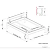 Pfostenbett "metallarm" Zirbe Massivholz "Daybett" 140 x Produktbild-Vorschau 8