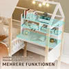 LVHOM Hausbett 90x200cm mit Schublade, Kinderbett mit Produktbild-Vorschau 3