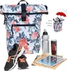 Rucksack Damen Mädchen Plane Flora Time Bag Kurierrucksack Produktbild-Vorschau 3