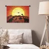 MuchoWow® Wandteppich Wandbehang Dino - Sonne - Natur - Produktbild-Vorschau 5