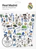 Real Madrid Sticker-Set 5 Bögen Produktbild-Vorschau 1