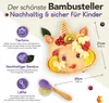 Kleiner Fuchs Kinderbord mit Bambus-Griff, Antislip-Griff, Produktbild-Vorschau 3