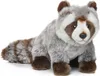 A plush toy raccoon is shown sitting on a white background. Náhľad obrázku produktu