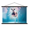 MuchoWow® Textilposter Kuh - Krone - Ballett - Blau - Rosa Produktbild-Vorschau 1