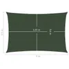 Voile d'ombrage 160 g/m² vert foncé 2,5x4 m HDPE Voir les images du produit 7
