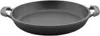 Servierpfanne 14 cm emaillierte Bratpfanne Holzuntersetzer Produktbild-Vorschau 2