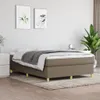 Bettgestell ohne Matratze Taupe 140x190 cm Stoff Produktbild-Vorschau 2