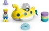 A yellow toy submarine with accessories including a toy figure, a toy octopus, and stacking rings, arranged on a white background. Anteprima dell’immagine prodotto