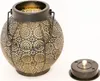Solar Gartenleuchte LED Laterne 14x16cm Metall Warmweiß Produktbild-Vorschau 3