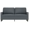 2-Sitzer-Sofa Dunkelgrau 140 cm Samt , Schlafsofas 2024 Neu Produktbild-Vorschau 3