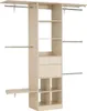 SucceBuy Portemanteau avec 2 tiroirs, portemanteau en bois Voir les images du produit 1