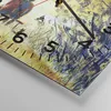 Wanduhr - Quadrat - Glasuhr - Liebhaber auf Bank - 30x30cm Produktbild-Vorschau 5