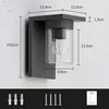EDISHINE Kinkiet zewnętrzny, lampa ścienna E27 max. 15W, Podgląd zdjęcia produktu 3
