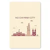 MuchoWow® Mauspad Mousepad Vietnam - Skyline - Ho Chi Minh Produktbild-Vorschau 1
