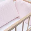 Puppenbett aus Holz mit Bettzeug Baby Mix Produktbild-Vorschau 3