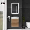 A bathroom vanity with a sink, mirror, and toilet. Produktbild-Vorschau