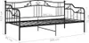 vidaXL Rozkládací pohovka Rám postele černý kov 90x200 cm Náhled obrázku produktu 7