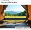 Lit de camp en aluminium - noir Voir les images du produit 4