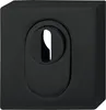 Kernziehschutz Rosette PZ Edelstahl ø 52x12mm außen eckig - Produktbild-Vorschau 1