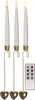 Star Trading 003-44 Candele a stelo LED "Flame", 8 pezzi Anteprima dell’immagine prodotto 5