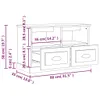 The Living Store TV-Schrank Räuchereiche 80x35x50 cm Produktbild-Vorschau 8