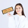 Metallschild L in 10,5x28cm für Hexen mit Besen-Motiv und Produktbild-Vorschau 4