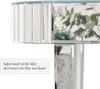 A close-up of a mirrored console table with plants reflected in the surface. Podgląd zdjęcia produktu