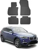 2015-2022 BMW X1 F48 Tappetini TPE Nero 4 pezzi Anteprima dell’immagine prodotto 1