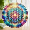 GKA XL Sonnenfänger Blume des Lebens 20 cm Buntglas Produktbild-Vorschau 4