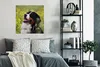 MuchoWow® Poster Ein Berner Sennenhund zwischen gelben Produktbild-Vorschau 4