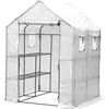 Serre en film plastique pour tomates 143x143x195 cm Voir les images du produit 1