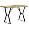 Tavolo da pranzo 120x60x76 cm in legno massiccio di Anteprima dell’immagine prodotto 2