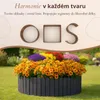 Floranica dřevěný obrubník záhonu 40 x 100 cm antracitový Náhled obrázku produktu 4