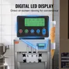A commercial ice cream machine with a digital display and a cone holder. Podgląd zdjęcia produktu