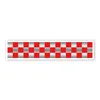 Strisce adesive per scacchi auto rosso-cromo 3 x 33 cm Anteprima dell’immagine prodotto 1