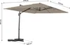 Parasol jardin déporté en aluminium "Sky 4" - 3 x 4 m - Voir les images du produit 3