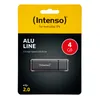 Intenso Alu Line USB 2.0 mit Kappe, 4 GB, anthrazit Produktbild-Vorschau 2