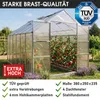BRAST Gewächshaus Aluminium mit Fundament | 380x250x235cm | Produktbild-Vorschau 8