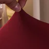 4 PCS Stretch Dining Stuhlbezüge Abnehmbare waschbare Produktbild-Vorschau 5