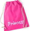 Huuraa Turnbeutel Princess Schriftzug 12 Liter Fuchsia Produktbild-Vorschau 1