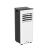 A white and black portable air conditioner is shown against a white background. Produktbild-Vorschau